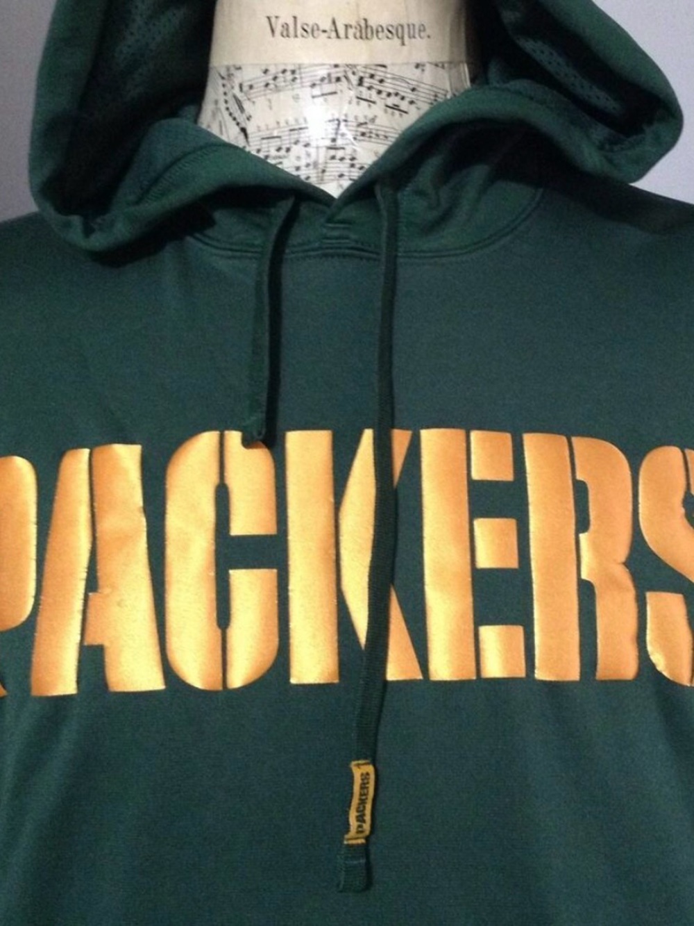 Nike Hoodie Mens M Therma-Fit NFL OnField Apparel Green Bay Packers Pullover
